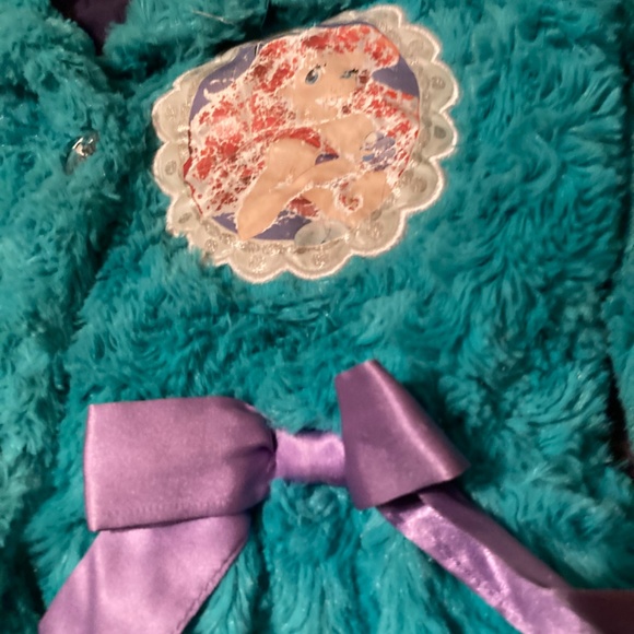 Plush Soft Jacket Green Ariel Disney Red Strawberry Shortcake Bow Crystal - Picture 12 of 16